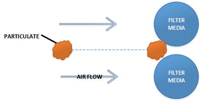 filtration mechanism: straining