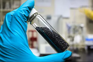 activated carbon in vial